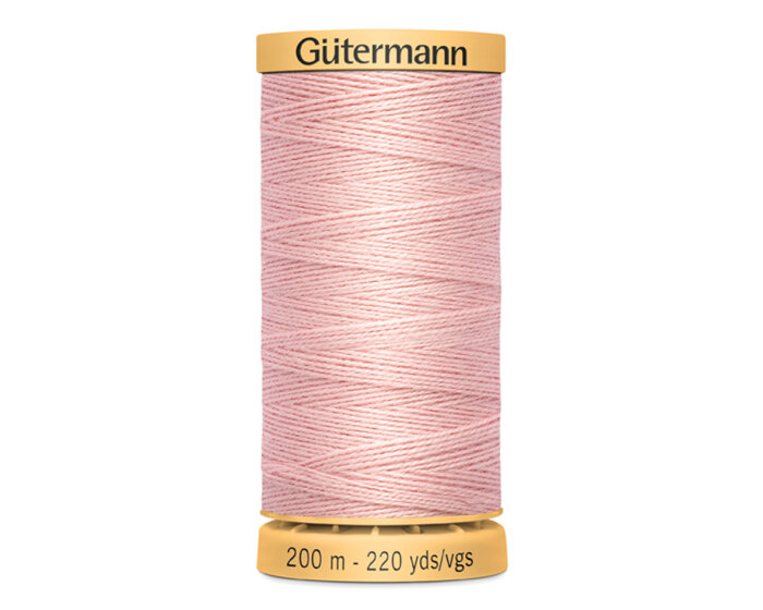 Heftfaden aus Baumwolle, Gütermann rosa