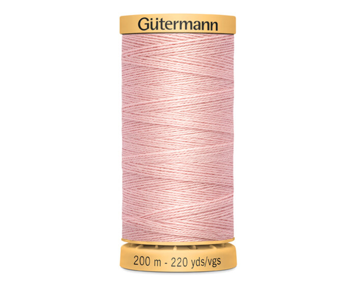 Heftfaden aus Baumwolle, Gütermann rosa