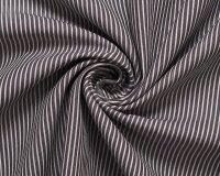 Jeansstoff aus Baumwolle, Streifen, anthrazit, PS fabrics