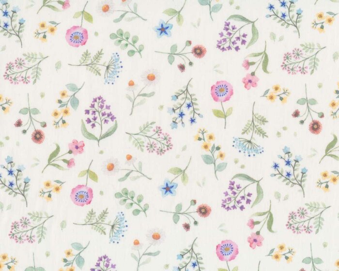 Popeline GIRLS THING, Sommerblumen, Hilco