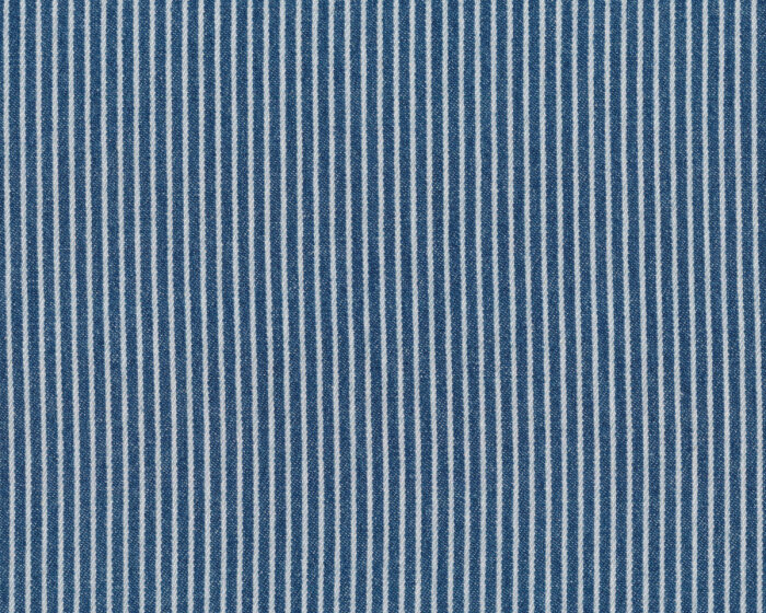 Jeansstoff aus Baumwolle, Streifen, blau, PS fabrics