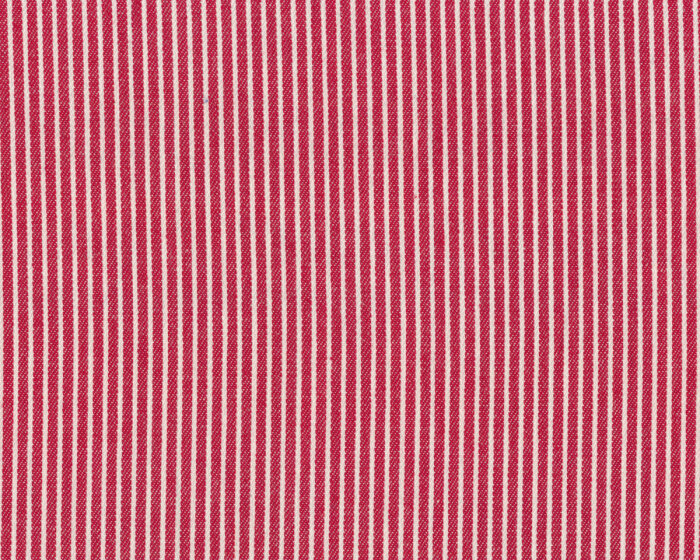 Jeansstoff aus Baumwolle, Streifen, rot, PS fabrics