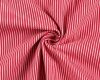 Jeansstoff aus Baumwolle, Streifen, rot, PS fabrics