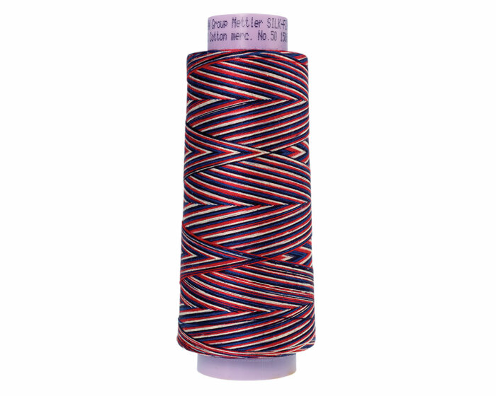 Quilt- und Maschinenstickgarn SILK FINISH COTTON No.50, multicolor, 1829 m, Mettler 9823