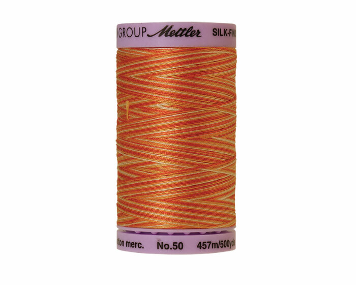 Maschinenstickgarn SILK FINISH COTTON No.50, multicolor, 457 m, Mettler 9834