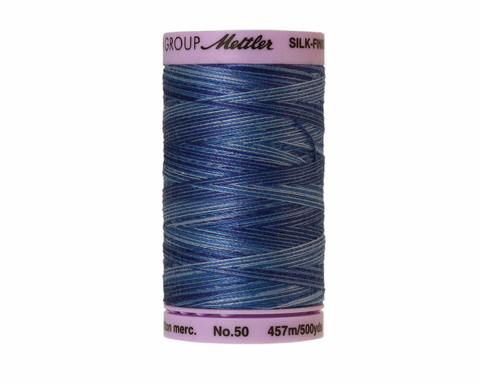 Maschinenstickgarn SILK FINISH COTTON No.50, multicolor, 457 m, Mettler 9812