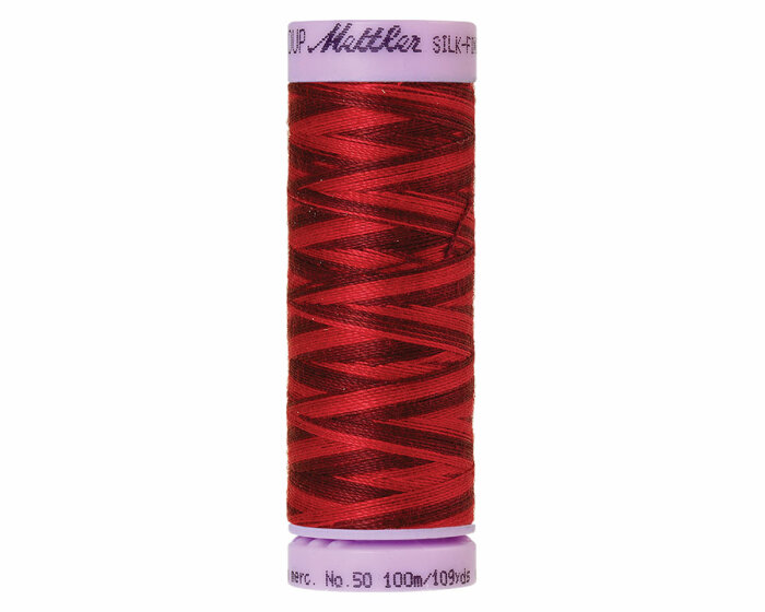 Maschinenstickgarn SILK FINISH COTTON No.50, multicolor, 100 m, Mettler 9845