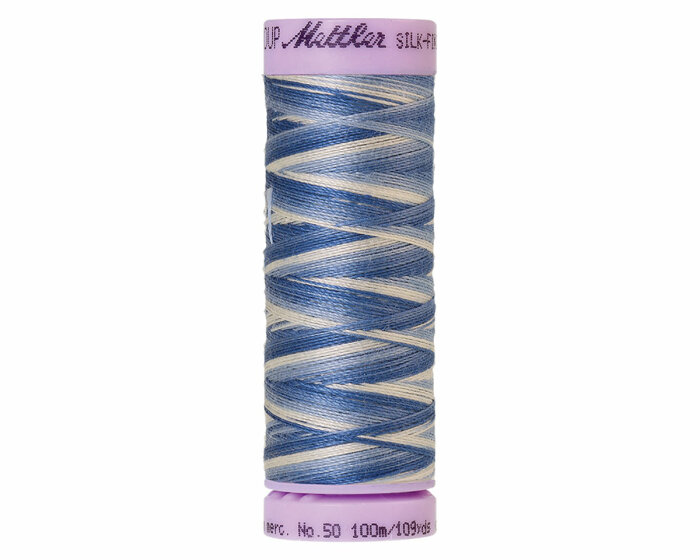 Maschinenstickgarn SILK FINISH COTTON No.50, multicolor, 100 m, Mettler 9811
