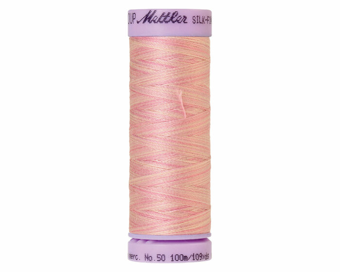 Maschinenstickgarn SILK FINISH COTTON No.50, multicolor, 100 m, Mettler 9837