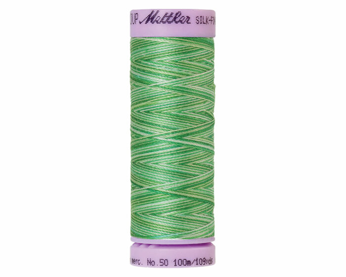 Maschinenstickgarn SILK FINISH COTTON No.50, multicolor, 100 m, Mettler 9821