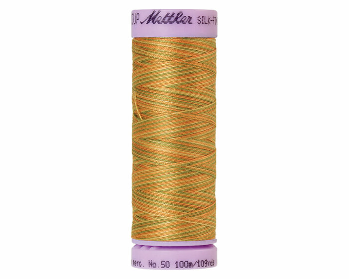 Maschinenstickgarn SILK FINISH COTTON No.50, multicolor, 100 m, Mettler 9835