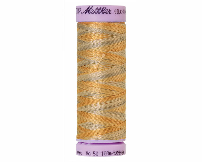 Maschinenstickgarn SILK FINISH COTTON No.50, multicolor, 100 m, Mettler 9862