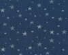 Jeansstoff mit Stretch WOVEN JACQUARD, Sterne, jeansblau