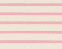 Baumwolljersey SWEATER, Streifen, wollweiß-rosa