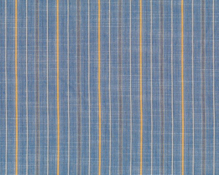 Baumwoll-Webstoff RIPS, Längsstreifen, blau