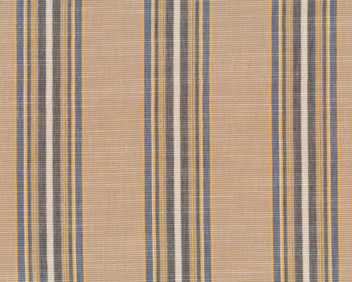 Baumwoll-Webstoff RIPS, Streifenrapport, beige