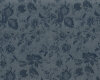Jeansstoff WOVEN JACQUARD, Blumen, jeansblau