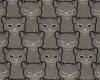 Baumwoll-Jacquardjersey CAT HEADS, Katzen, anthrazit