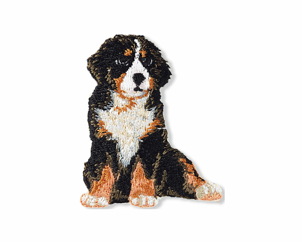 Fleece Jacke bestickt Stickerei Hund Berner Sennenhund M1 Wunschtext 