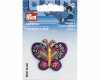Bestickte Applikation SCHMETTERLING mit Pailletten, Prym