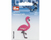 Bestickte Applikation FLAMINGO auf Webstoff, Prym