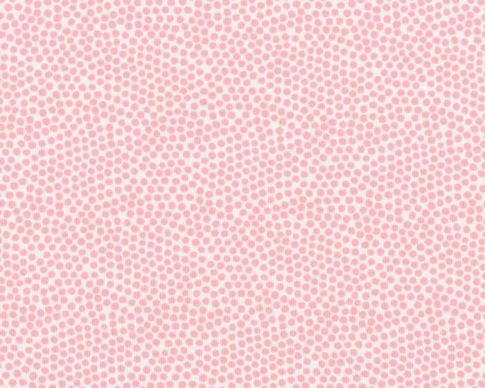 Baumwolljersey MARKET DOTS, Punkte, rosa, Hilco