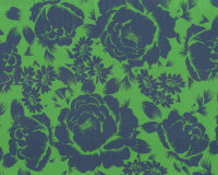 Viskosestoff MERVE, Rosen, blau-grün, Hilco