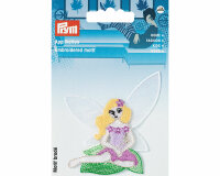 Bestickte Applikation FEE mit Metallic, Prym