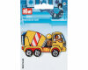 Bestickte Applikation BAUFAHRZEUG mit Fahrer, Betonmischer, Prym