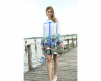 1,00-m-Rapport Viskosejersey NEELE, Rosen-Himmel, blau, Hilco