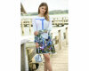 1,00-m-Rapport Viskosejersey NEELE, Rosen-Himmel, blau, Hilco