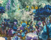 1,00-m-Rapport Viskosejersey NEELE, Rosen-Himmel, blau, Hilco