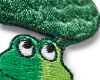 Bestickte Applikation FROSCHTEICH mit Fröschen, 6 Stück, Prym