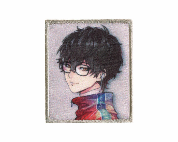 Manga-Applikation K-POP, Junge mit Brille, Prym