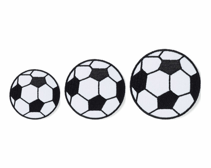 Kinder-Applikation FUSSBALL, Prym 5 cm Durchmesser