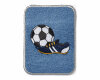 Jeans-Applikation FUSSBALL mit Fußball-Schuh, Prym