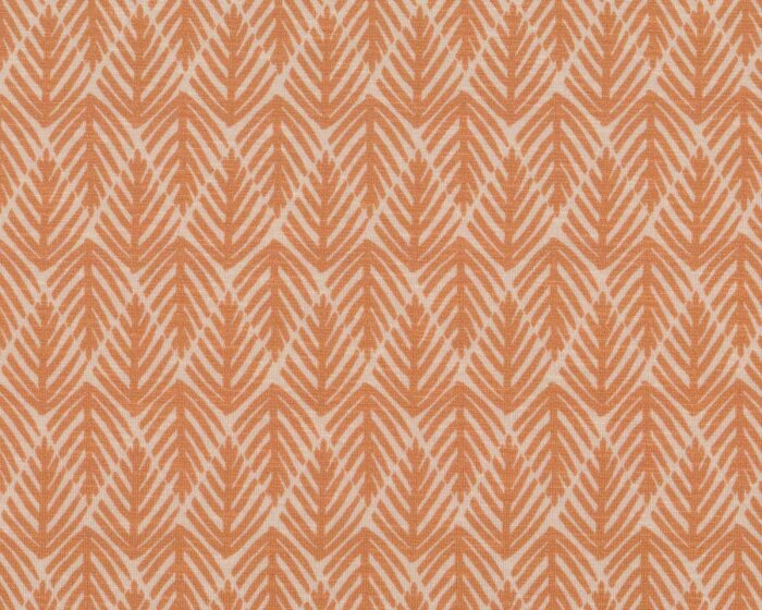 Viskosejersey TINY PALMS, Federrauten, terracotta, Cherry Picking