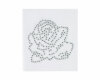 Strass-Applikation ROSE mit Blättern, Prym