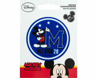 Applikation DISNEY MICKEY MOUSE, All Star 1928, blau, Prym