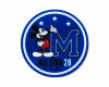 Applikation DISNEY MICKEY MOUSE, All Star 1928, blau, Prym