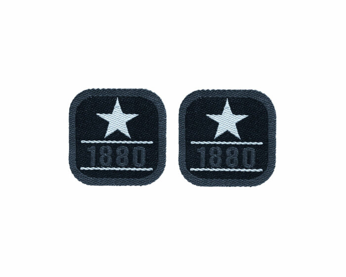 Label-Applikation STAR 1880, 2 Stück, Prym