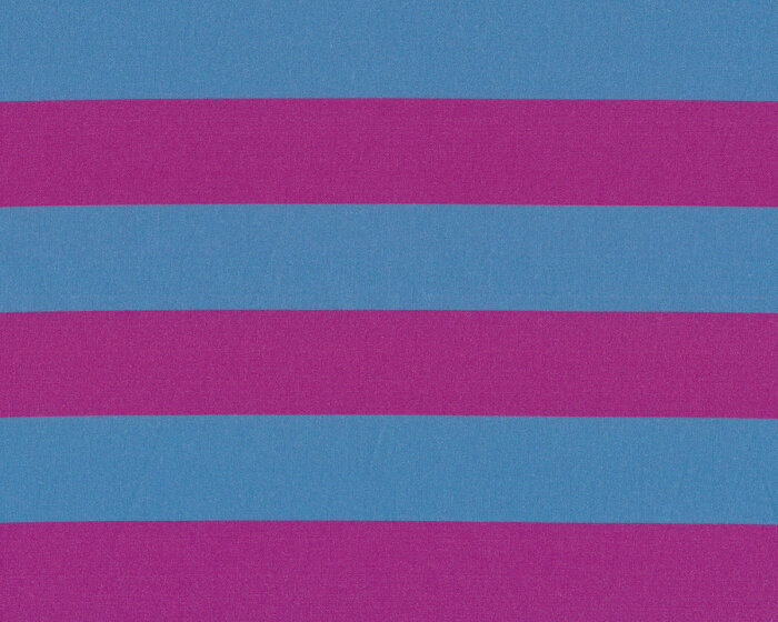 Baumwollstoff KIM STRIPE, Blockstreifen, fuchsia-taubenblau