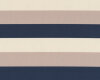 Baumwollstoff KIM STRIPE, Blockstreifen, beige-dunkelblau