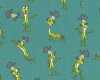 Baumwollstoff MISTER FROG, Frosch mit Zylinder