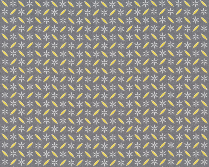 Baumwollstoff NATURAL BEAUTY, Reiskorn-Muster, steingrau, ring a roses