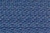 YKK Reißverschluss METALLZAHN, silber, nicht teilbar jeansblau 14 cm