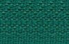 YKK Reißverschluss METALLZAHN, silber, nicht teilbar dunkelgrün 22 cm
