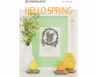 Stickheft: Hello Spring, Blumen, Zweigart