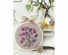 Stickheft: Bloomy, Lavendel, Zweigart
