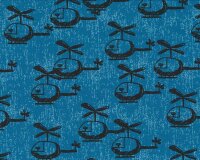 Baumwolljersey HAPPY METAL by Steinbeck, Helikopter
